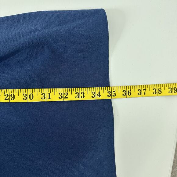 Tibi Dress Womens 8 Blue Navy Dot Tie Waist Square Neck Costal Beach - Picture 13 of 15